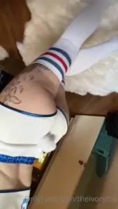 First costume to celebrate foxoween foxtober lola bunny