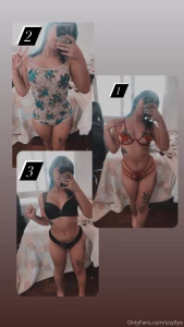 Me ajudem a escolher as lingeries 1 2 ou 3