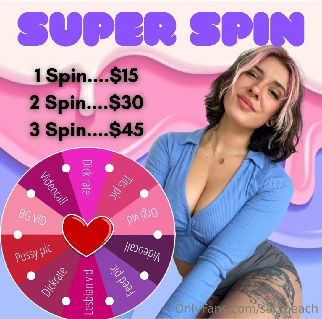 Ready to heat things up spin my exclusive wheel for just 15 30 or 45 