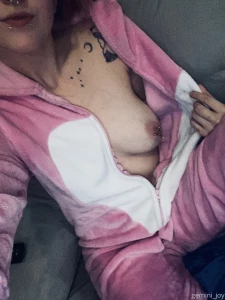 Netflix amp chillin tonight in my flamingo onesie the munchie night