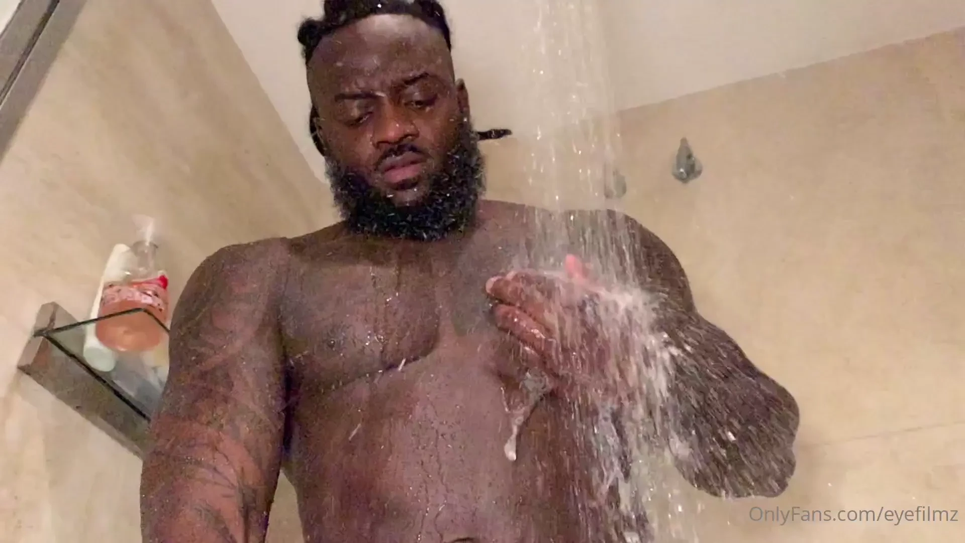 Wet muscle - welovejamesant unreleased shower with the sexy and 