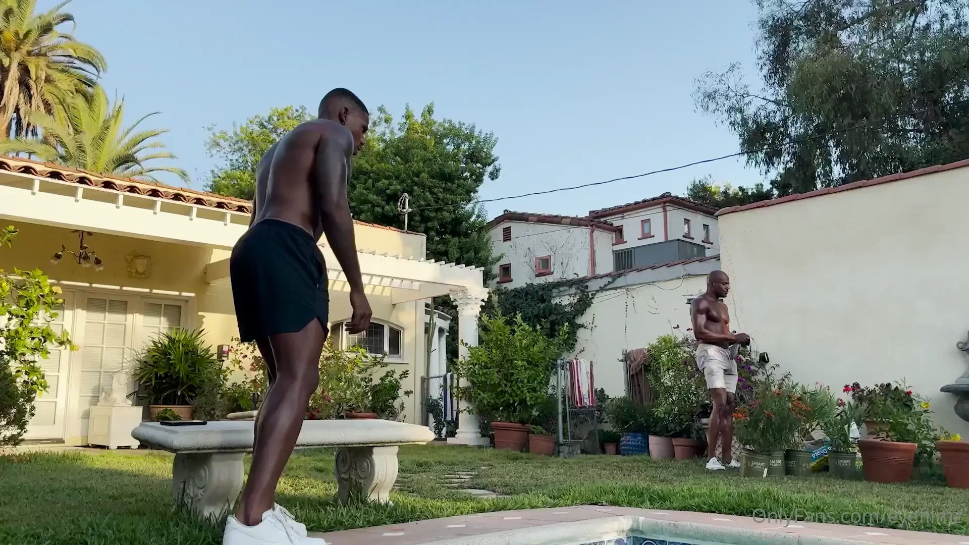 Poolside meat up with kingmarcellus3 and rhyheimshabazz witness the 