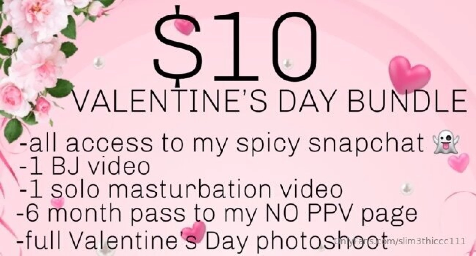 My treat for all my amazing fans this valentine s day tip here pls 