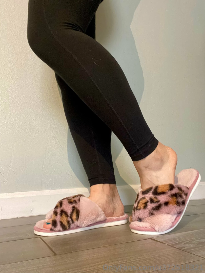 My friend gave me some cozy new slippers for christmas so soft and part 2 