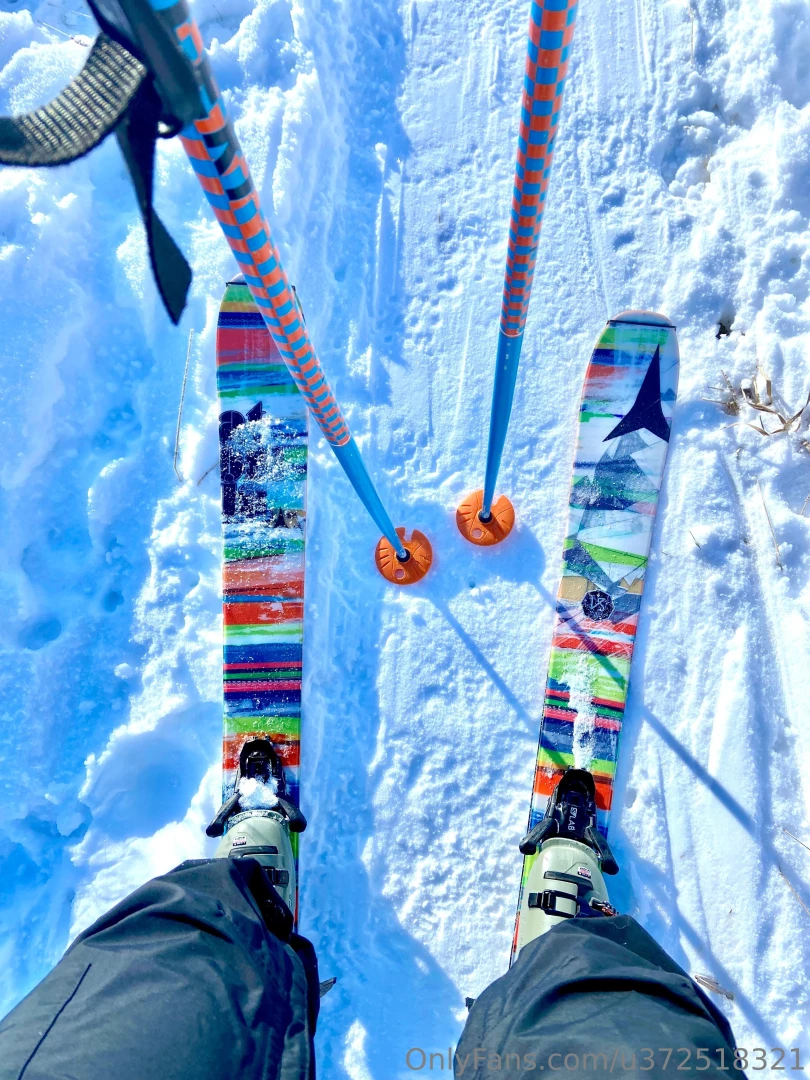 I had a lovely morning alpine touring with a friend it was 11 degrees part 1 