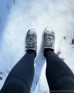 I enjoyed a sunny snowy hike with one of my best friends today we used