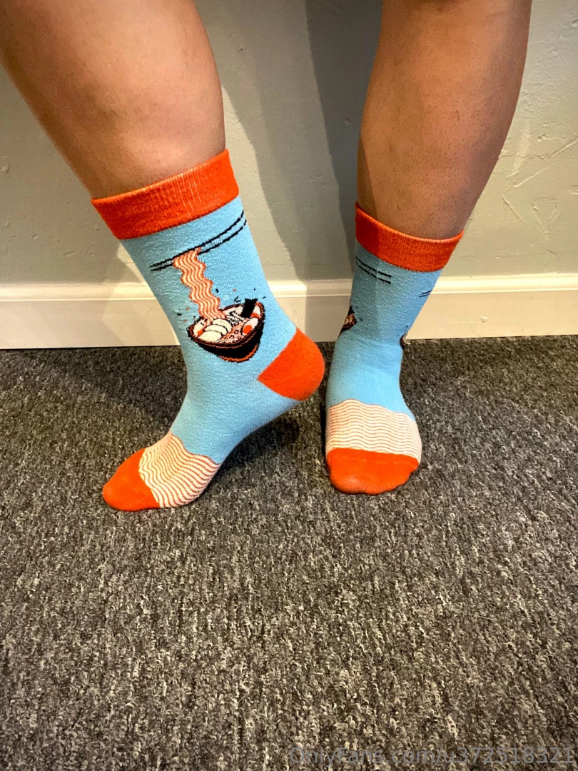 My ramen socks make me happy nothing like a fun pair of socks to add 