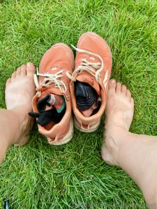 There is nothing better than taking off your shoes after a run