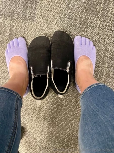 I got myself some new no show toe socks - do you like them