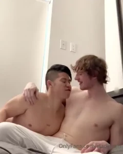 Getting my ass bred by his throbbing cock was so hot and felt so warm