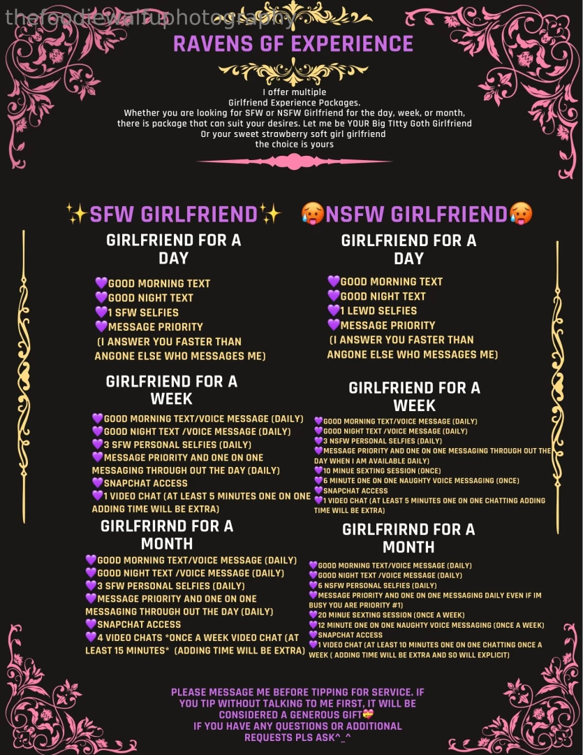 Here are some of the services i offer if you don t see something you 