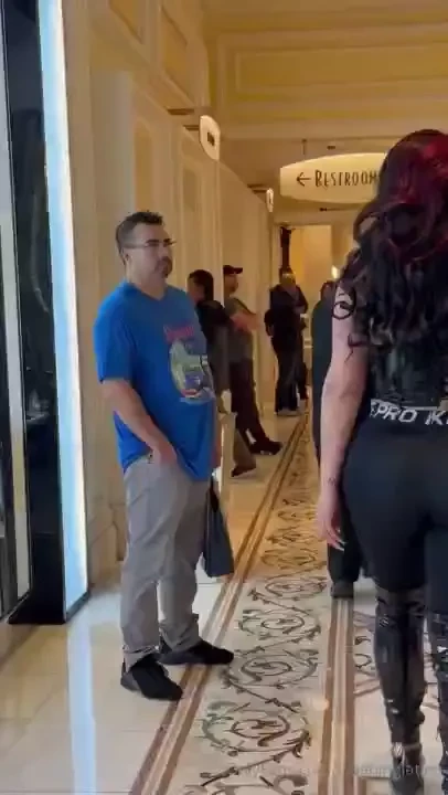 It s hard not to look isn t it lol 