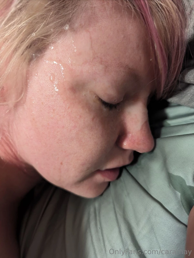 Too much cum to even open my eyes 