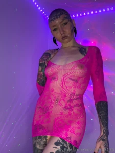 The band aid over the 3rd eye piercing has to stay on for another 2 part 5