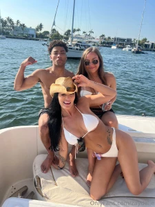 Boat day with 50shadesofrae and girlongrill send me a dm to see more