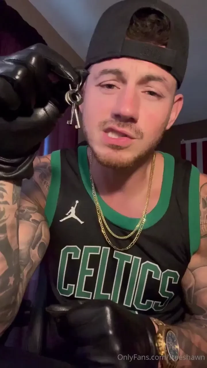 Video 6 03 daddy in celtics jersey and black leather gloves has the 
