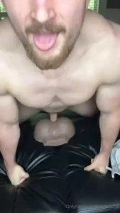 I m thinking about you while stretching this hole out