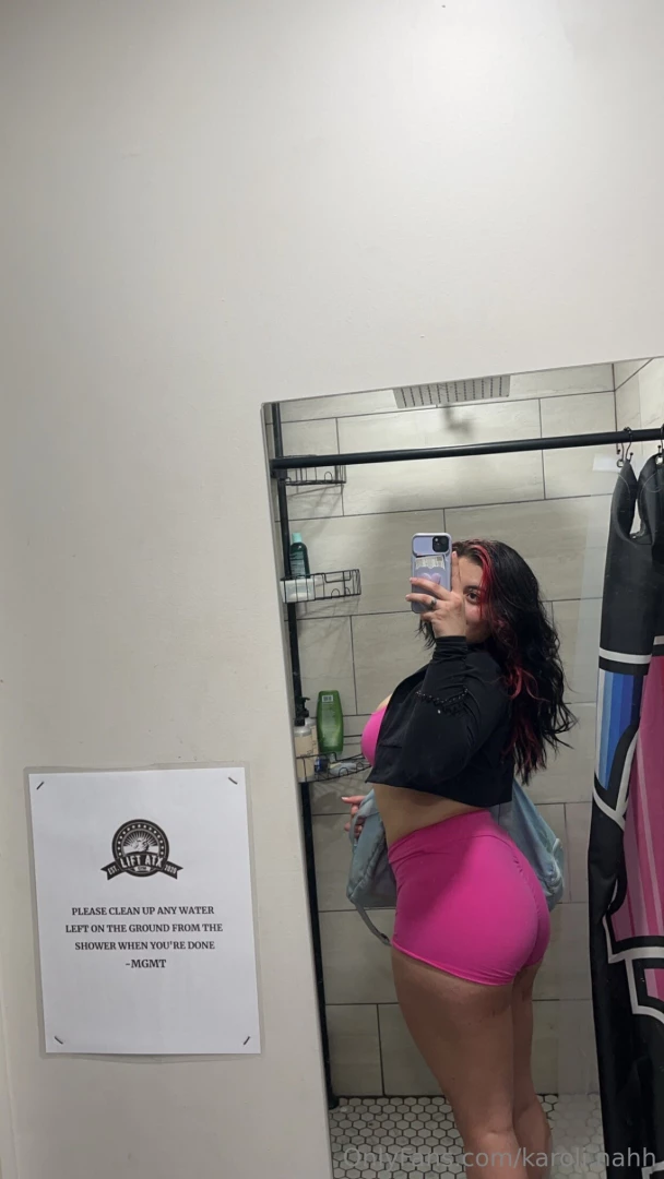 Sweaty from todays workout part 1 