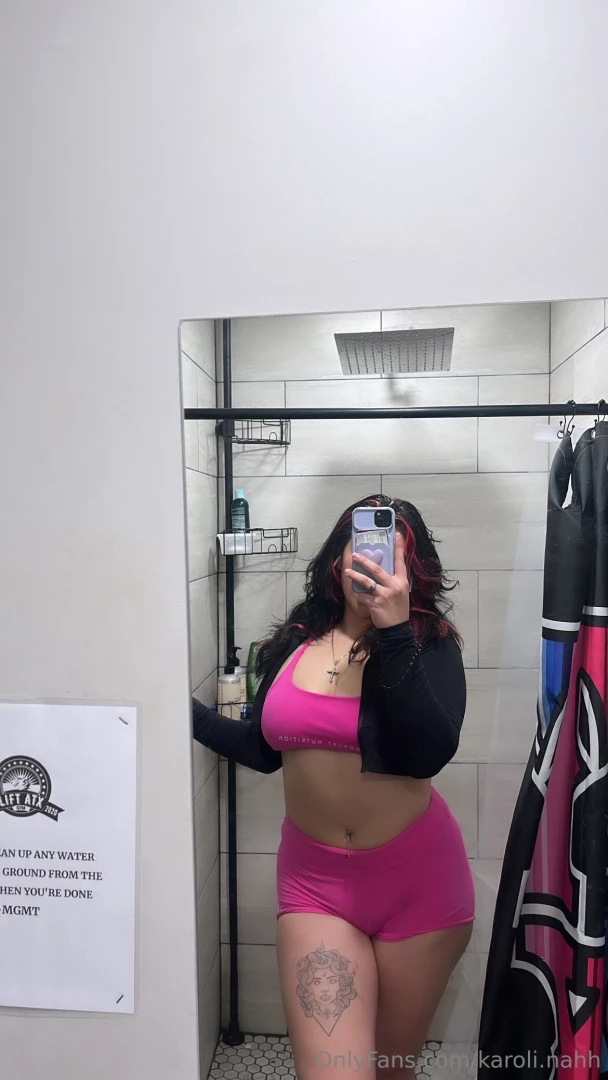 Sweaty from todays workout 