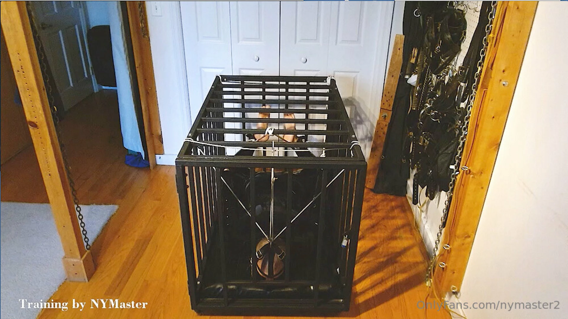 Slaved part 5 - caged rubber hogtie dmagoo preview still 