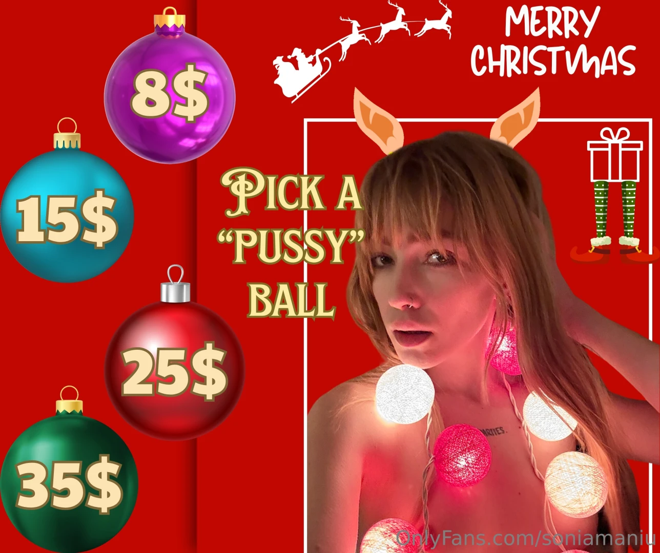 Pick a pussy ball this is the first time i m running a promotion even 