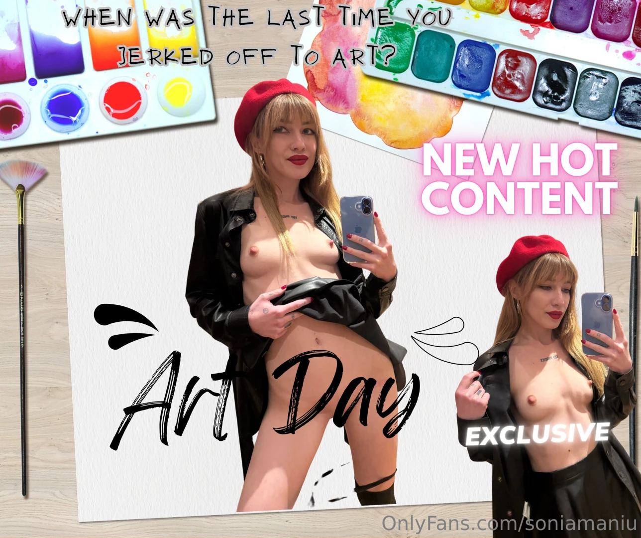 Art day with me when was the last time you jerked off to art 6 for you 