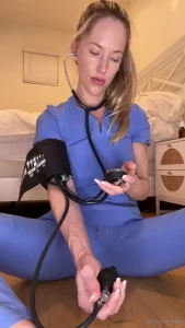 Nurse mel photo set - gotta make sure my bp is normal part 11