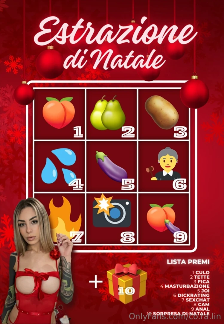 La riffa di natale sei sicuro di essere stato davvero buono quest anno 