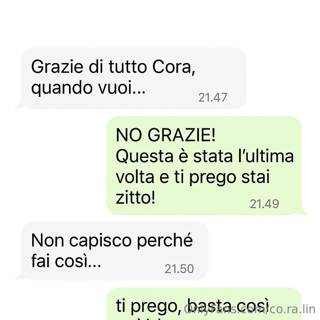 Messaggio stamane dal mio meccanico di fiducia forse questa una storia 
