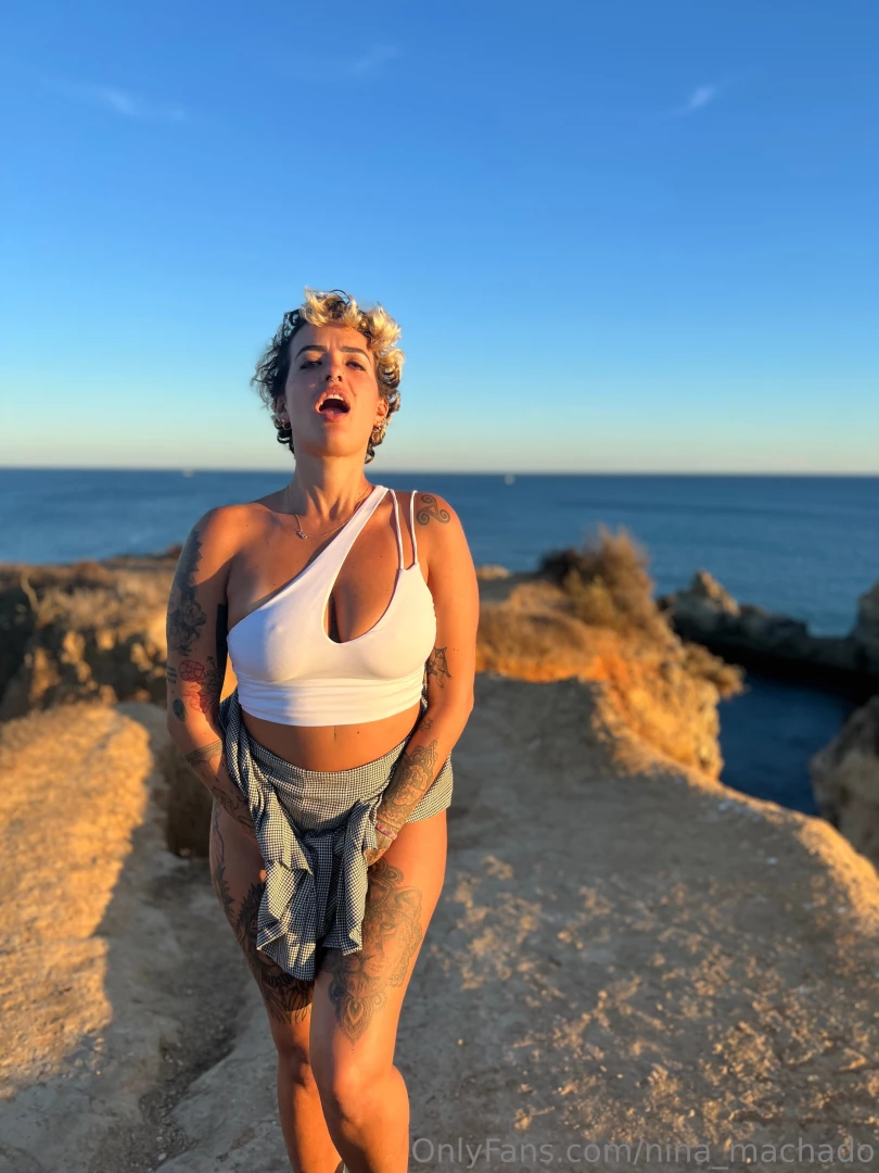 Sunset whispers and legs that linger in the golden glow 