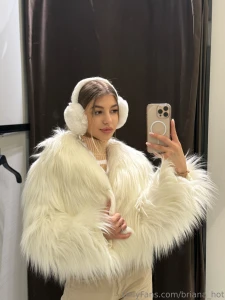 This year i gave in to fashion and bought a faux fur coat i got such a