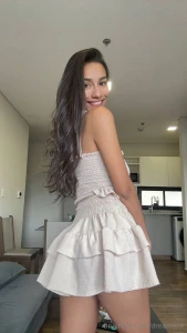 Feeling extra flirty in this tiny skirt today be honest would you pull part 3