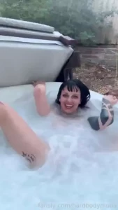 Tgif hot tub time with phoenixmoonstone to celebrate this was our