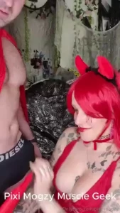 The devil needs a naughty minion and she finds him muscle_geek