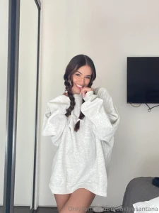 Staying cozy in this sweater but cuddles would be even better