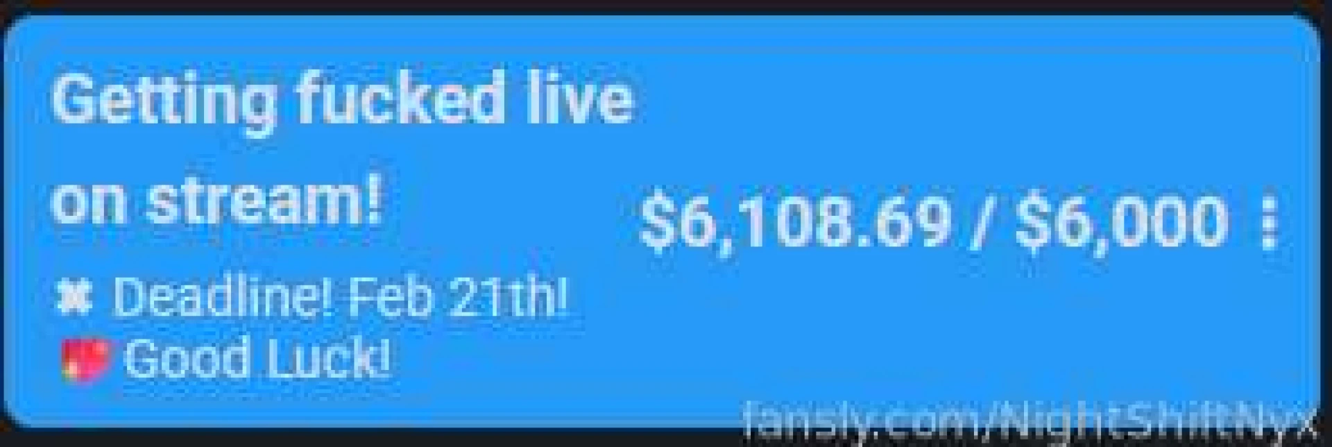 Alright poll time the goal has been met im gonna get fucked live but 