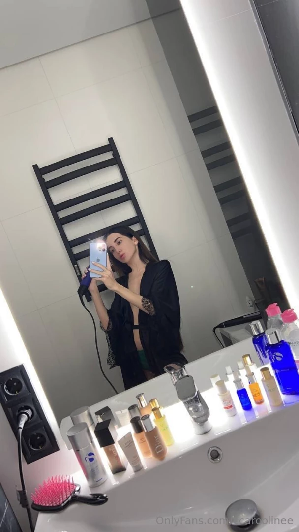 I have to wake up very early to apply makeup to match the look and 