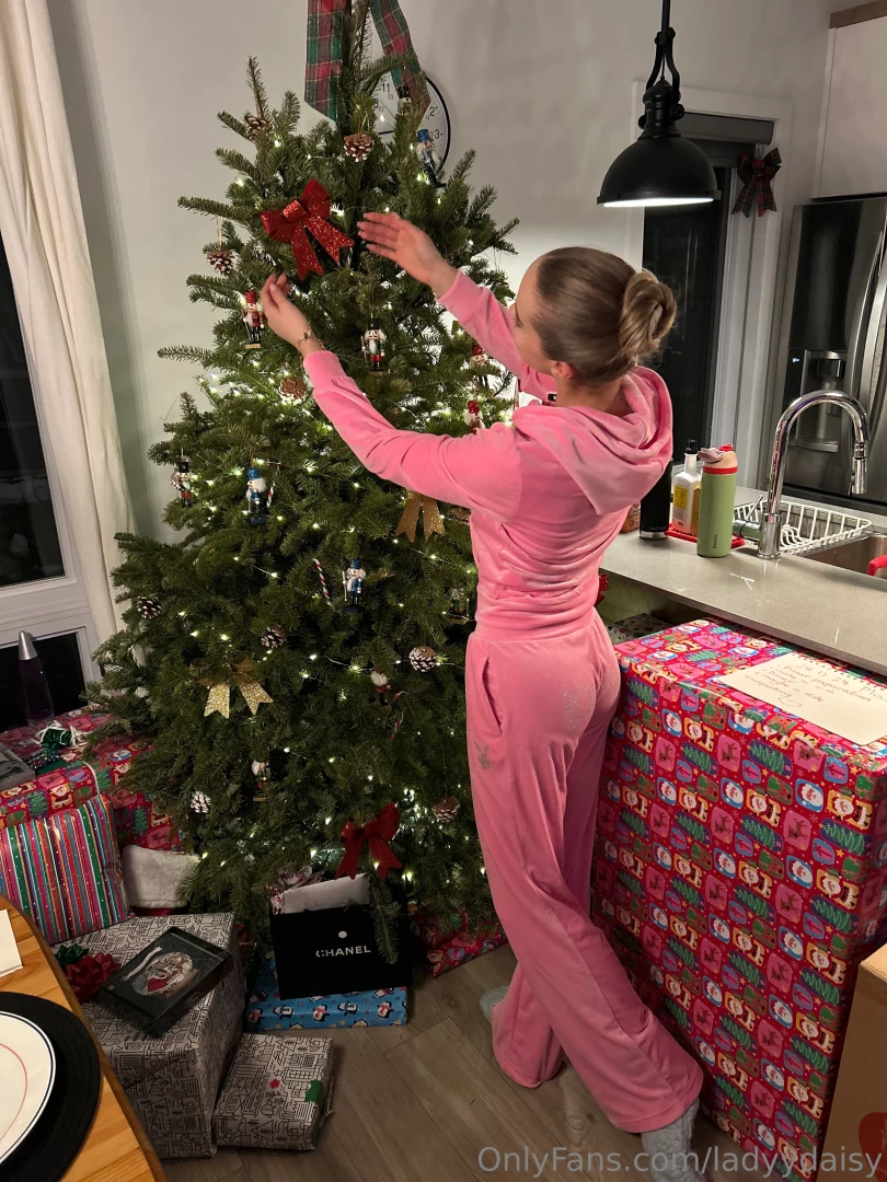 My favorite thing to do before christmas is decorate the tree part 2 