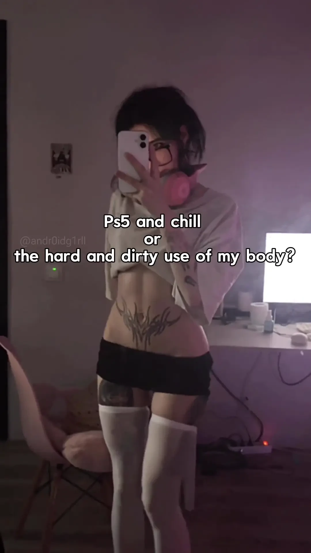 Your opinion fyp petite stockings altgirl geek submissive gamegirl 