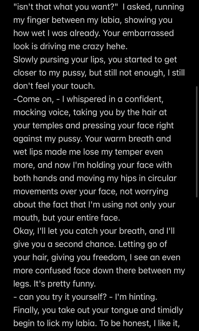 My new sex story fyp roleplay caption sexstory fantasy pussylick story part 3 