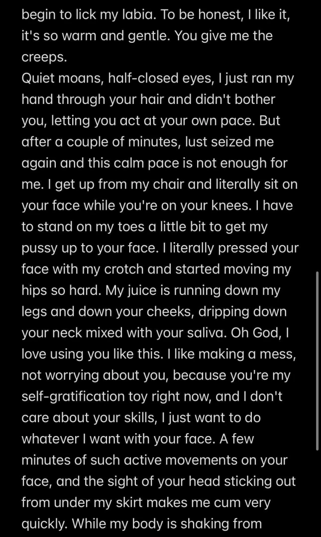 My new sex story fyp roleplay caption sexstory fantasy pussylick story part 2 