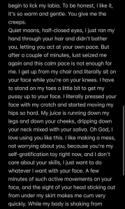My new sex story fyp roleplay caption sexstory fantasy pussylick story part 2