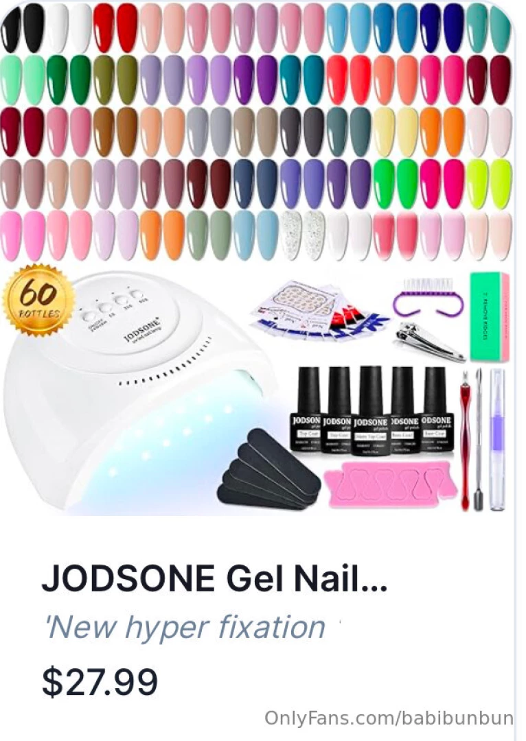 I really want this cause then i could do my nails and toes for 