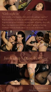 Do you wanna see some girl on girl action uk based domina diana von