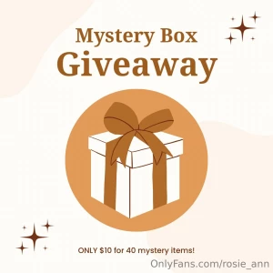 Mystery bundle mixture of 40 pics and videos for only 10 unlock to