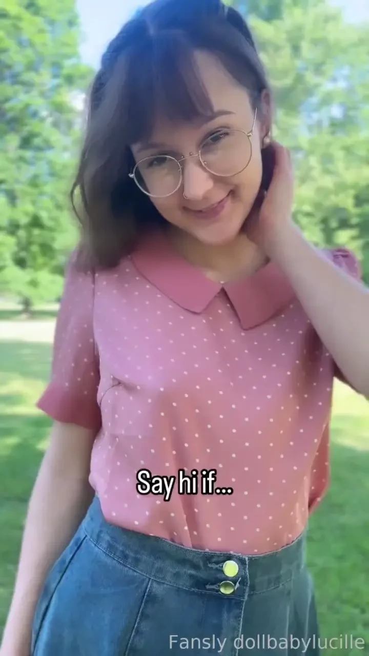 I ll say it back fyp cute adorable petite girlnextdoor glasses 