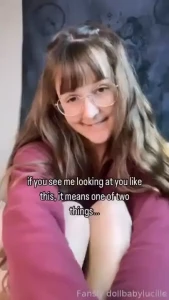 Or maybe both fyp cute adorable petite girlnextdoor glasses babyface