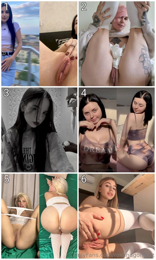 Follow my besties for fun surprises 1 tati_yana 2 ria-sky 3 annasido 4 