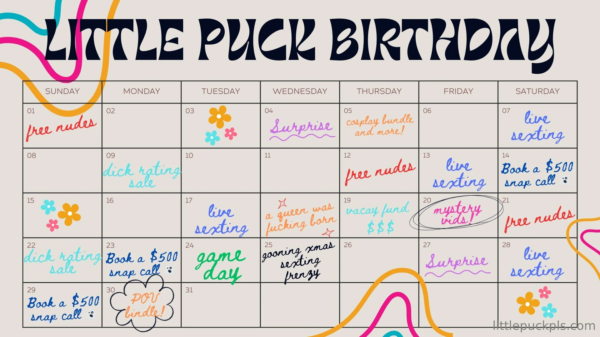 Guess what fucking day it is 