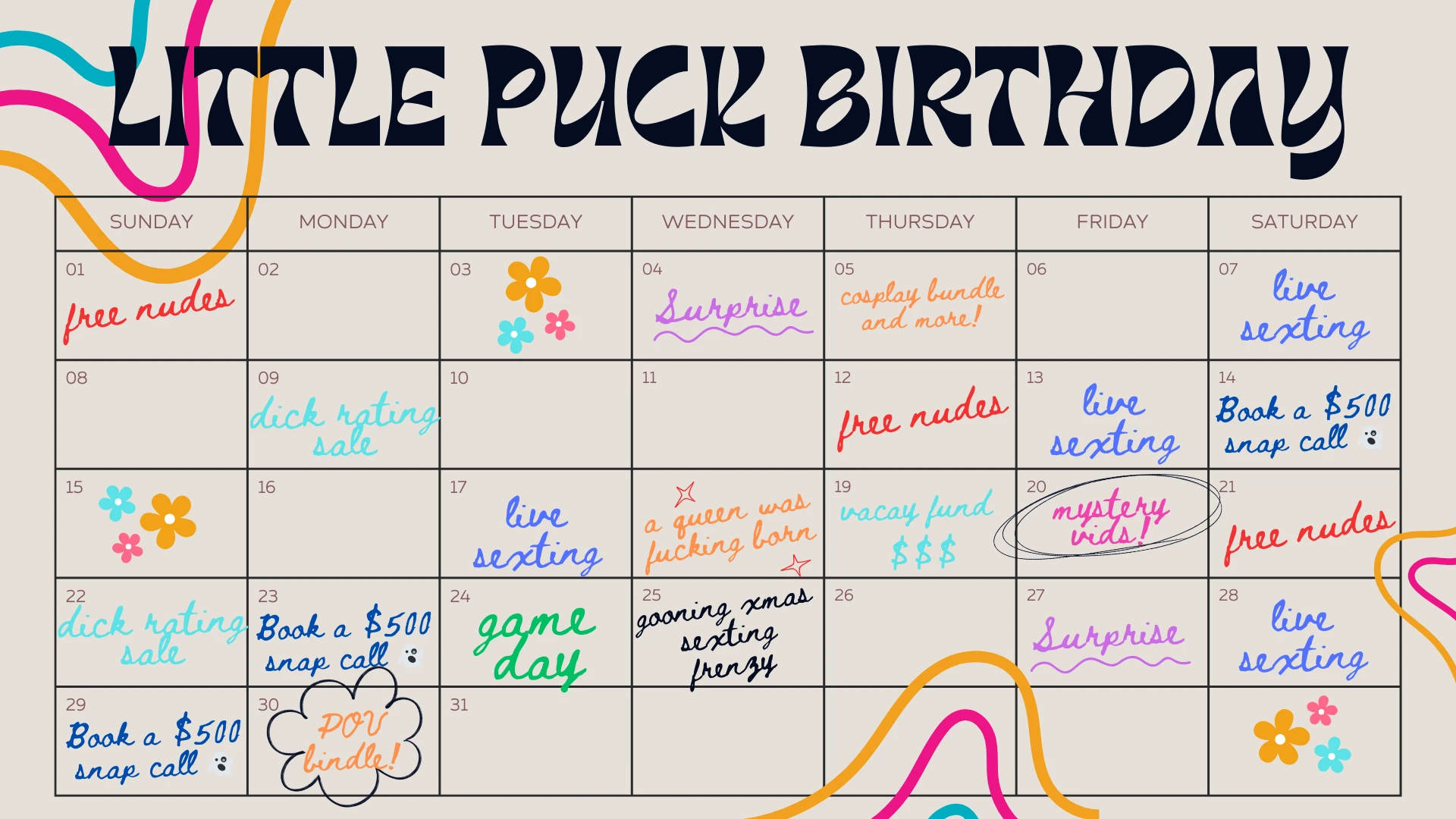 Milfyyyy is celebratiiing all month long 